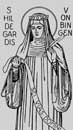Хильдегарда Бингенская, немецкая монахиня, автор религиозных и медицинских трудов и церковных песнопений (1098-1179)