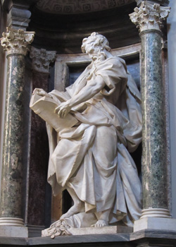 Камилло Рускони. Евангелист Матфей. Латеранская базилика, Рим 