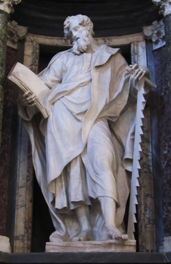 Франческо Моратти. Апостол Симон Зилот. Латеранская базилика 