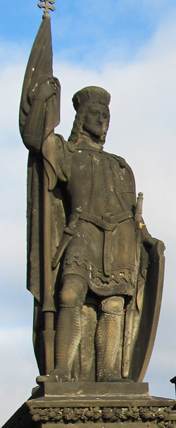 Йозеф Макс. Святой Вацлав (Вячеслав). Карлов мост, Прага 
