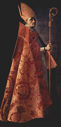 Франсиско де Сурбаран. Святой Амвросий. 1626-1627