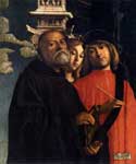 Джованни Буонконсильо. Свв. Бенедикт, Фекла и Дамиан. 1497