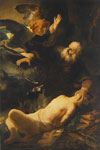 Рембрандт. Жертвоприношение Авраамом Исаака. 1635