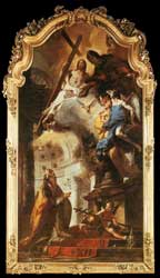 Тьеполо. Св. Климент, поклоняющийся Троице. 1737-38