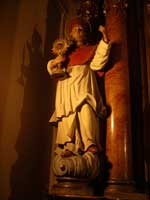 Статуя Раймонда Нонната в часовне св. Севера (Барселона)