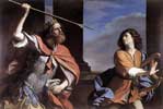 Гверчино. Саул, нападающий на Давида. 1646