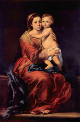 Мурильо. Мадонна с четками (Virgen del rosario)